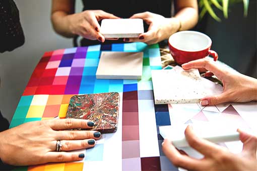 Образцы материалов для мебели